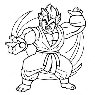 Halaman Mewarna Gohan Beast Dengan Aura 100168 38819