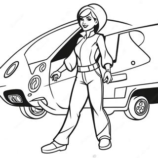 Halaman Mewarna Kim Possible Bersama Ron Stoppable 100244-38874
