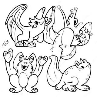 Halaman Mewarna Makhluk Fantasi Goodnotes 100625-39173