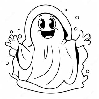 Halaman Mewarna Hantu Kristian Ceria 100881-39376