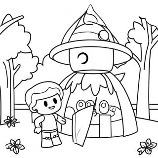 Halaman Mewarna Adegan Dongeng Roblox 101320-39723