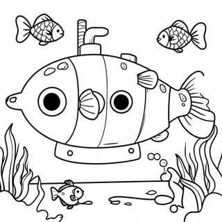 Kapal Selam Halaman Mewarna