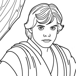Halaman Mewarna Luke Skywalker 102191-40495