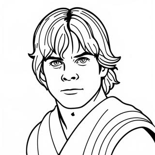Halaman Mewarna Luke Skywalker 102191-40496