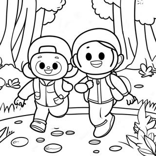 Kanak-Kanak Halaman Mewarna