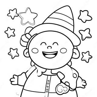 Halaman Mewarna Perayaan Kami Rindu Kamu Yang Ceria 102968 41107