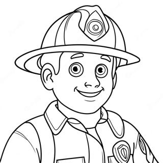 Halaman Mewarna Fireman Sam 103299-41354