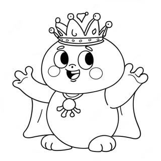 Halaman Mewarna King Boo 103401-41433