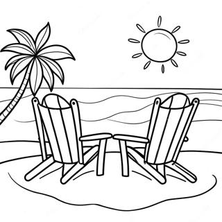 Halaman Mewarna Hari Pantai Romantis 103609 41601