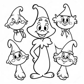 Halaman Mewarna Watak Whoville Yang Ceria 103739 41710