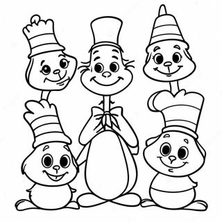 Halaman Mewarna Watak Whoville Yang Ceria 103739 41711