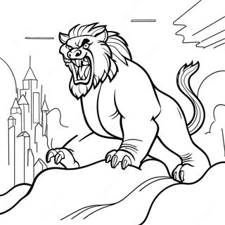 Kebangkitan Binatang Halaman Mewarna