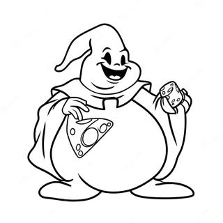 Oogie Boogie Halaman Mewarna