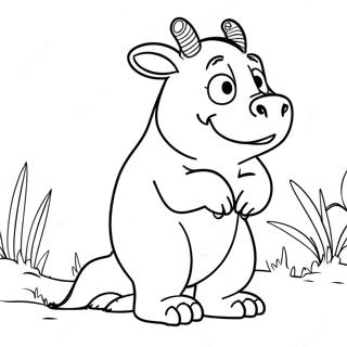 Gruffalo Halaman Mewarna