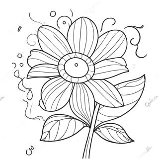 Halaman Mewarna Bunga Pink Menawan 105205-42851