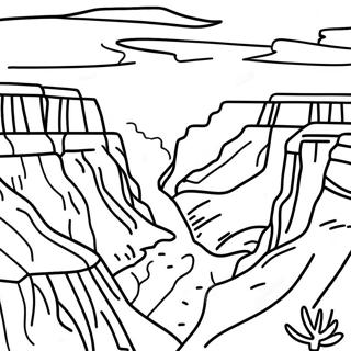 Halaman Mewarna Pemandangan Grand Canyon Arizona 105306-42938