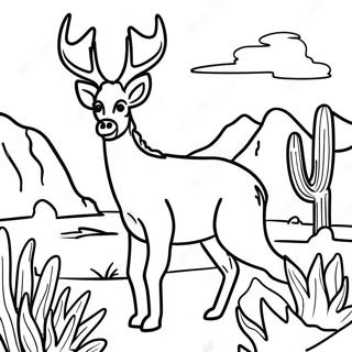 Halaman Mewarna Hidupan Liar Arizona 105307-42943