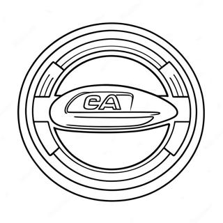 Halaman Mewarna Logo Kereta 107178-44390