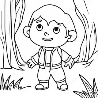 Halaman Mewarna Samuel Yang Berani 107358-44533