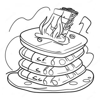 Halaman Mewarna Smores Sedap Di Depan Api 108075-45095