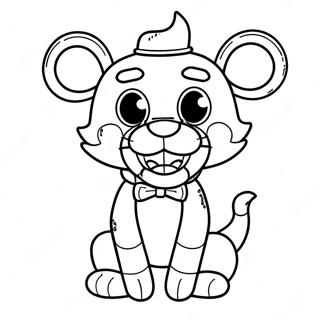 Halaman Mewarna Reka Bentuk Comel Mangle Fnaf 108102-45118