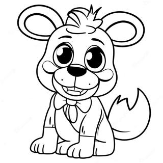 Halaman Mewarna Reka Bentuk Comel Mangle Fnaf 108102-45120