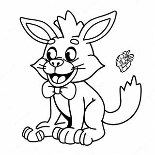 Halaman Mewarna Mangle Fnaf Menyeramkan 108104-45127