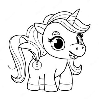 Halaman Mewarna Unicorn Pop It Comel 108128-45137