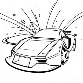 Kereta Drift Halaman Mewarna