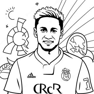 Neymar Psg Halaman Mewarna