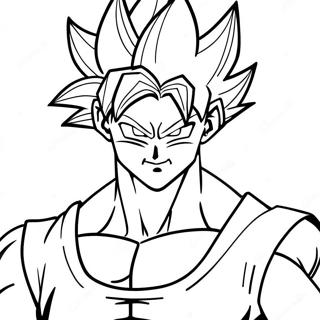 Halaman Mewarna Vegito 108876-45710