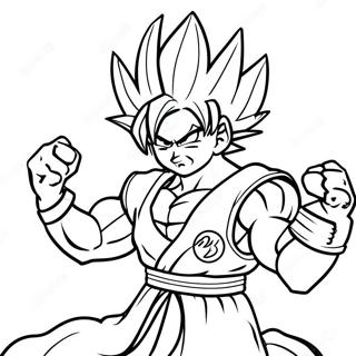 Halaman Mewarna Vegito Dengan Pedang Gabungan 108879-45722