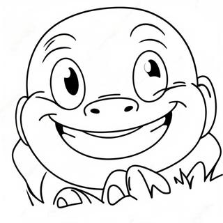 Halaman Mewarna Wajah Tersenyum Sukuna 110216 46829