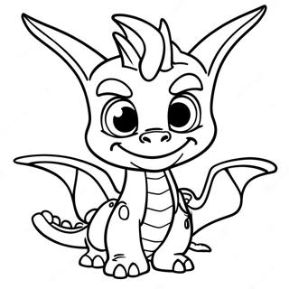 Halaman Mewarna Spyro The Dragon Skylanders 111088-47521