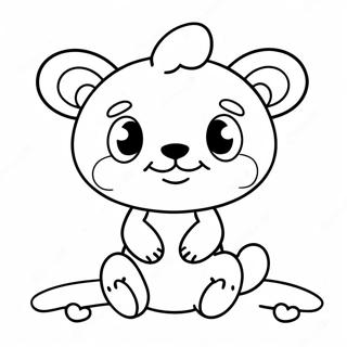 Halaman Mewarna Nombor 2 Yang Comel 111242-47641