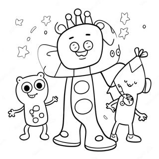 Halaman Mewarna Wow Wow Wubbzy 111318-47700