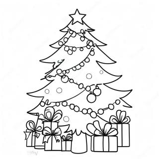 Halaman Mewarna Pokok Krismas Yang Meriah 112270-48449