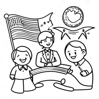 Halaman Mewarna Perlembagaan Untuk Kanak Kanak 112651 48745