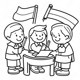 Halaman Mewarna Perlembagaan Untuk Kanak Kanak 112651 48747