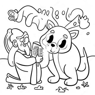 Halaman Mewarna Peribahasa Yang Lucu 112859-49031