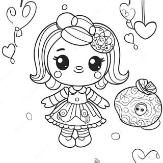 Halaman Mewarna Patung Lalaloopsy 112960 49104