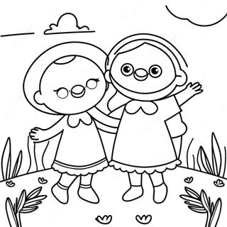 Poppy Dan Viva Halaman Mewarna