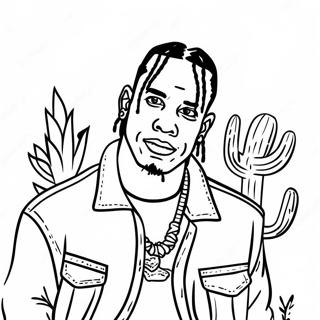 Travis Scott Halaman Mewarna