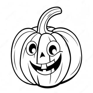 Halaman Mewarna Jack Olantern Lucu 113322-49390