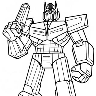 Halaman Mewarna Megatron 113782-49740