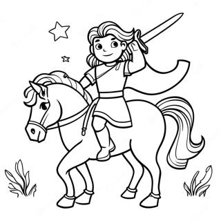 Putera Berani Dalam Misi Halaman Mewarna 113965-49888