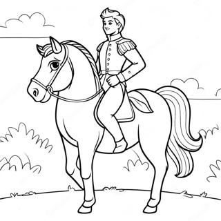 Putera Mulia Menunggang Kuda Halaman Mewarna 113967-49894