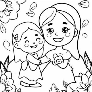Halaman Mewarna Selamat Hari Ibu Nana 114553-50340