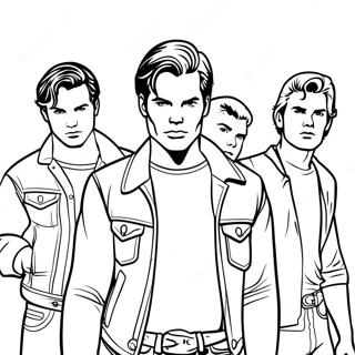 Halaman Mewarna The Outsiders 114890-50600