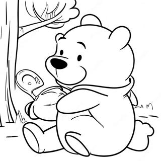 Winnie The Pooh Halaman Mewarna